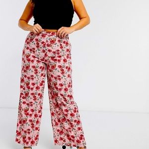 Beautiful bright flowery multi color pants from ASOS.